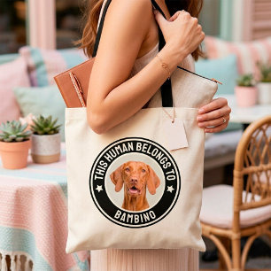 Deze Mens Hoort Bij Aangepaste Huisdier Foto Met N Tote Bag