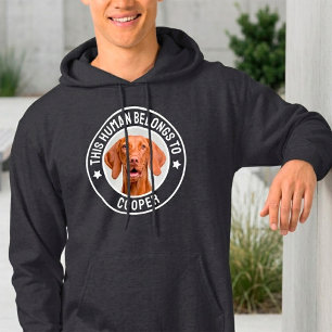 Deze Mens Hoort Bij Hond / Kat - Aangepaste Huisdi Hoodie