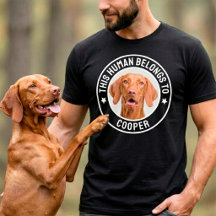 Deze Mens Hoort Bij Hond / Kat Naam, Aangepaste Fo