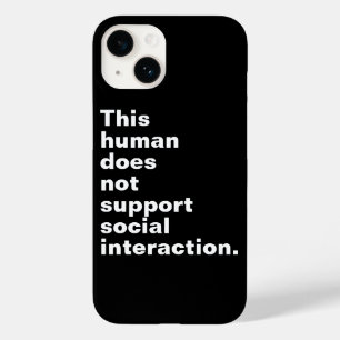 Deze mens ondersteunt geen sociale interactie. Case-Mate iPhone 14 hoesje