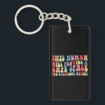 Deze mens zal zorgen voor een veilige ruimte homos sleutelhanger<br><div class="desc">Deze mens biedt een veilige ruimte zonder vragen te stellen</div>