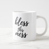 Deze Mess Jumbo-Mok zonder slag of stoot Grote Koffiekop (Rechts)