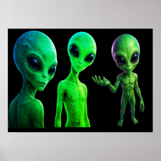 Deze Mijn Vriendelijke Familie Van Buitenaardse We Poster