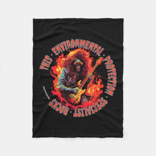 Deze milieubeschermings specialist rockt fleece deken (Voorkant)