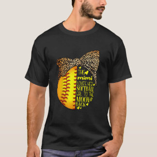 Deze Mimi houdt van haar softbalmeisje naar de maa T-shirt