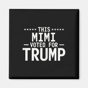 Deze Mimi stemde op Trump 2024 trotse oma Votin Magneet