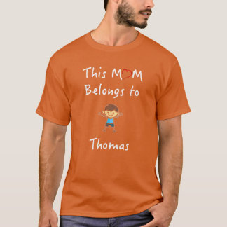 Deze moeder behoort tot Thomas Mother Love Son  T-shirt