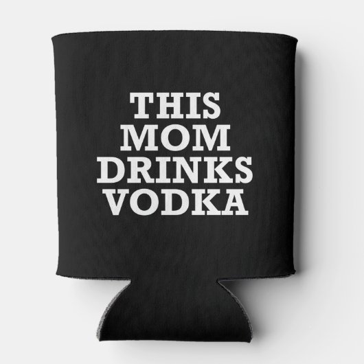 Deze moeder Drink Vodka Koelbox Blikjeskoeler (Achterkant)
