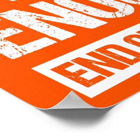 Deze moeder heeft genoeg Pistool-geweld gehad. Poster (Hoek)