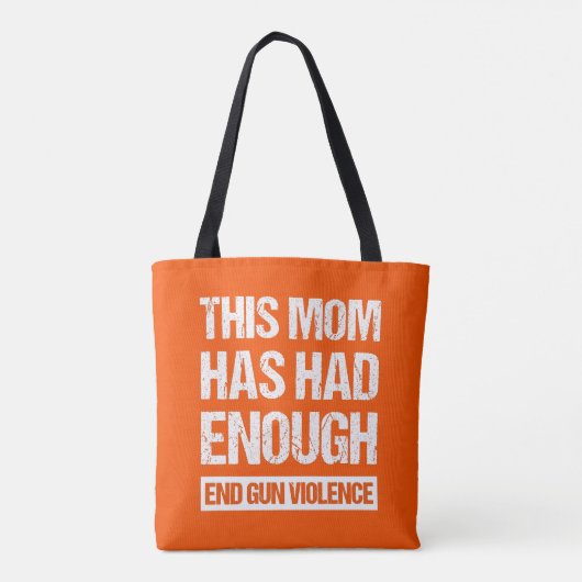 Deze moeder heeft genoeg Pistool-geweld gehad. Tote Bag (Achterkant)