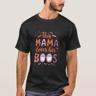 Deze moeder houdt van haar boeken Halloween Boo Gh T-shirt