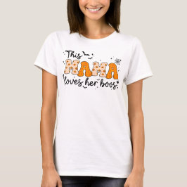 Deze moeder houdt van haar boeken | Halloween Mom  T-shirt