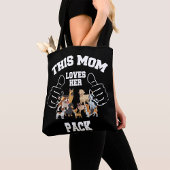 Deze moeder houdt van haar Canvas tas. Tote Bag