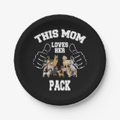 Deze Moeder Houdt Van Haar Pak Papierplaten Papieren Bordje (Voorkant)