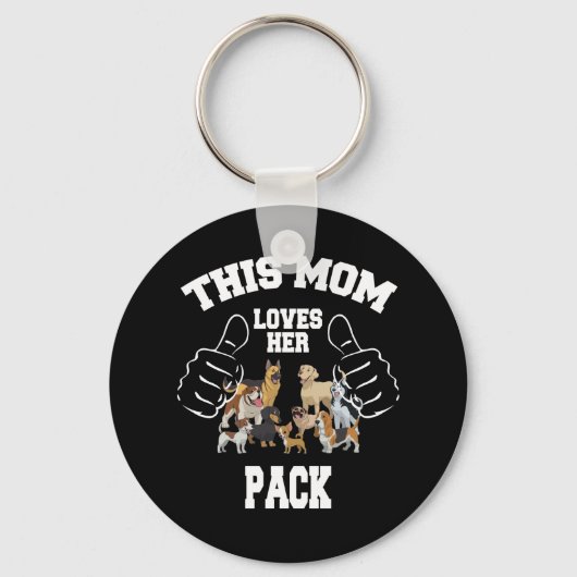 Deze moeder houdt van haar Sleutelhanger. Sleutelhanger (Voorkant)