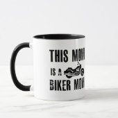Deze Moeder Is Een Biker Moeder Motorfiets Twee Ti Mok (Links)