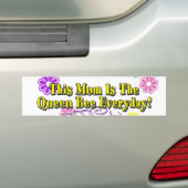 Deze moeder is elke dag de koningin bumpersticker (Op auto)