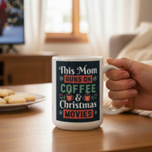Deze moeder loopt op koffie en kerstfilms