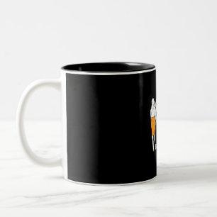 Deze moeder verkoopt onroerend goed tweekleurige koffiemok