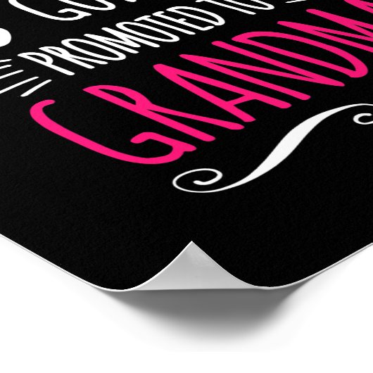 Deze moeder werd gepromoveerd naar oma poster (Hoek)