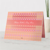 Deze Moederdag-kaart aanpassen voor moeder Kaart (Achterkant)