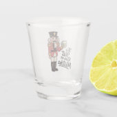 Deze moer draait op Matcha Christmas Nutcracker Shot Glas (Achterkant)