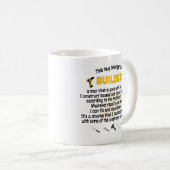 Deze Mok behoort tot een bouwer. Cadeau bouwer (Voorkant rechts)