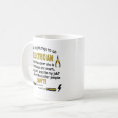 Deze Mok behoort tot een elektricien. Elektrische (Voorkant links)