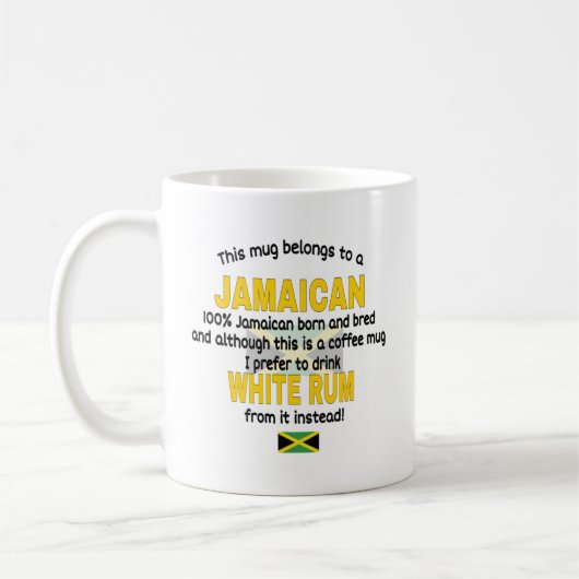 Deze Mok behoort tot een Jamaicaan. Jamaica (Links)