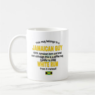 Deze Mok behoort tot een Jamaicaanse man. Jamaica