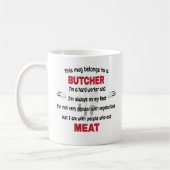 Deze Mok behoort tot een slager. Butcher Gift (Links)