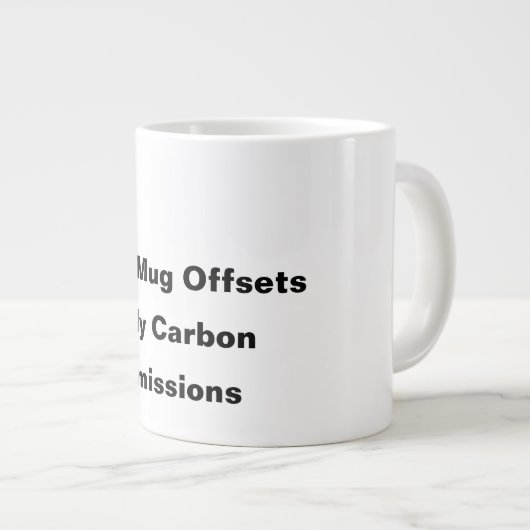 Deze Mok compenseert mijn CO2-uitstoot mok (Voorkant rechts)