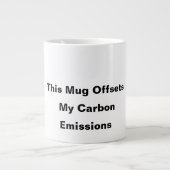 Deze Mok compenseert mijn CO2-uitstoot mok (Voorkant)