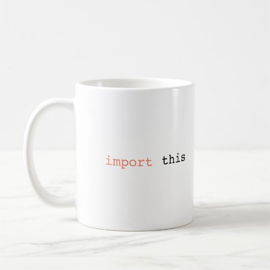 Deze Mok importeren (Links)