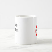 Deze mok is alleen voor thee.  Geen koffie. (Center)