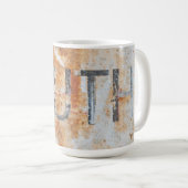 Deze mok is een metafoor voor de erosie van de waa (Voorkant rechts)