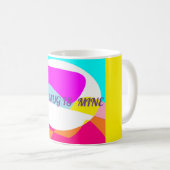 Deze mok is mijn logo bericht gemengde kleuren ont (Voorkant rechts)