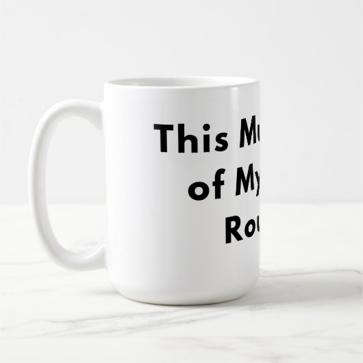 Deze mok maakt deel uit van mijn koffie routine Mi (Links)