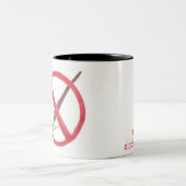 Deze Mok niet voor het Knippen van Borstels (Center)