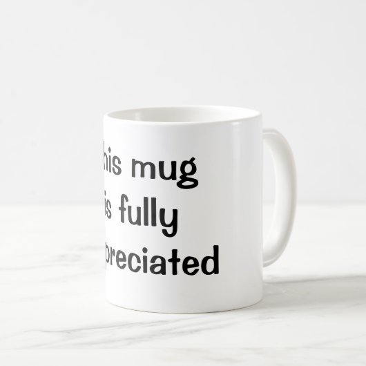 Deze mok wordt volledig afgeschreven (Voorkant rechts)