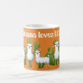 Deze Momma houdt van llamas die bericht mok toevoe (Center)