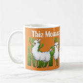 Deze Momma houdt van llamas die bericht mok toevoe (Links)