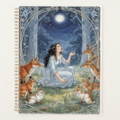 Deze Moonlit Muse Art Nouveau Planner (Voorkant)