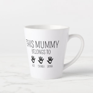 Deze mummie hoort, op maat gemaakte Mama mok, Gepe Latte Mok