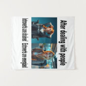 Deze muurschildering voor introverte en extraverte wandkleed (Voorkant (horizontaal))