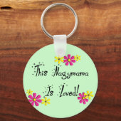 Deze Nagymama (Hongaarse grootmoeder) is LOVED Sleutelhanger (Voorkant)