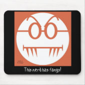 Deze nerd heeft fangs. muismat (Voorkant)