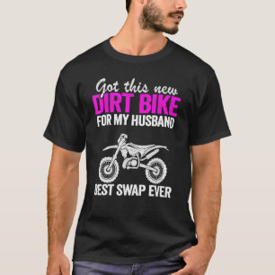 Deze nieuwe vuile bike voor mijn man Moto Mam Mot. T-shirt