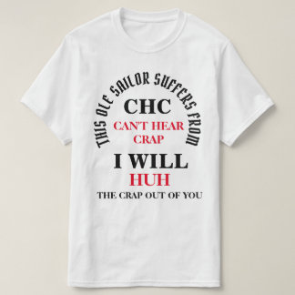 DEZE OLE ZEILER LIJDT AAN - CHC T-SHIRT