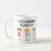 Deze oma behoort tot 6 Kinder namen Funny Gift Koffiemok (Links)